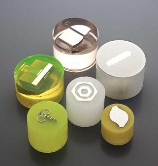 各种冷镶嵌材料镶嵌的样品