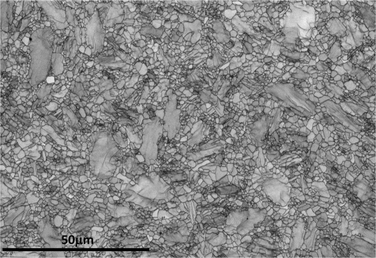 Ti6Al4V样品的花样质量分布图